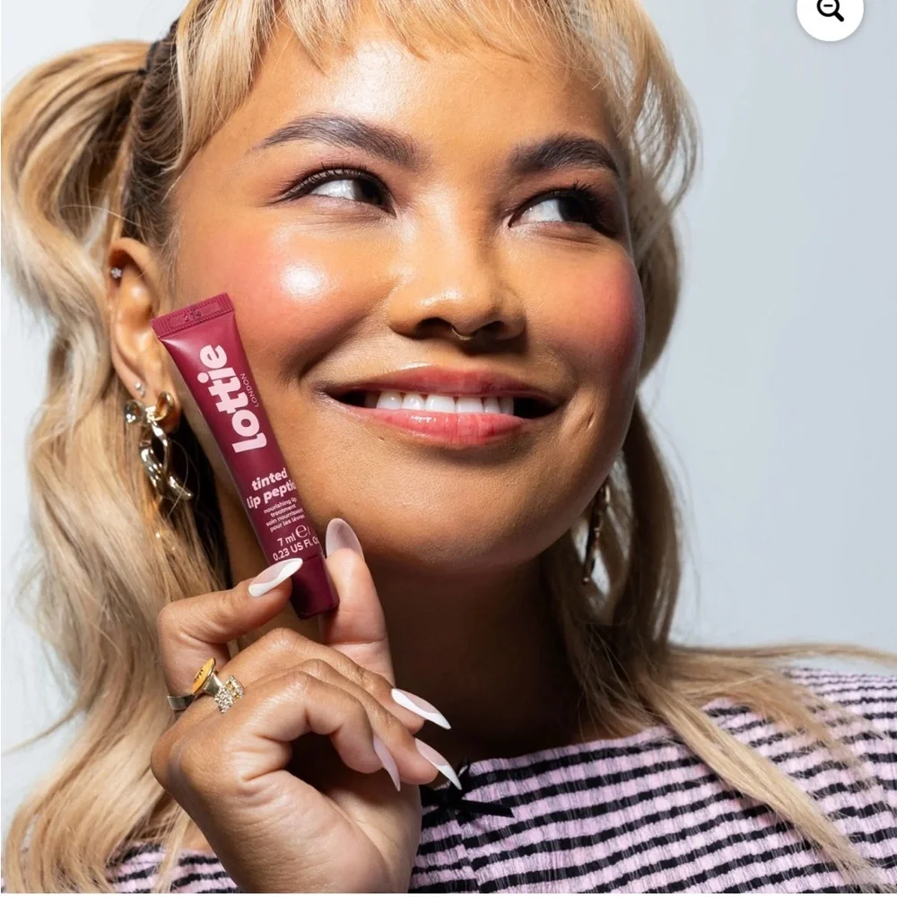 Lottie London Tinted Lip Peptide Duo (Raspberry Jam & Cotton Candy)